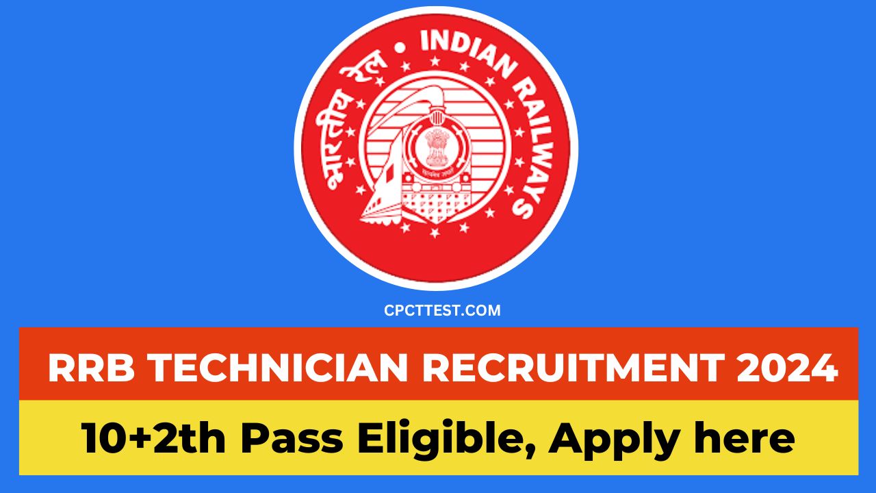 RRB Technician Recruitment 2024, Railway Technician Recruitment 2024