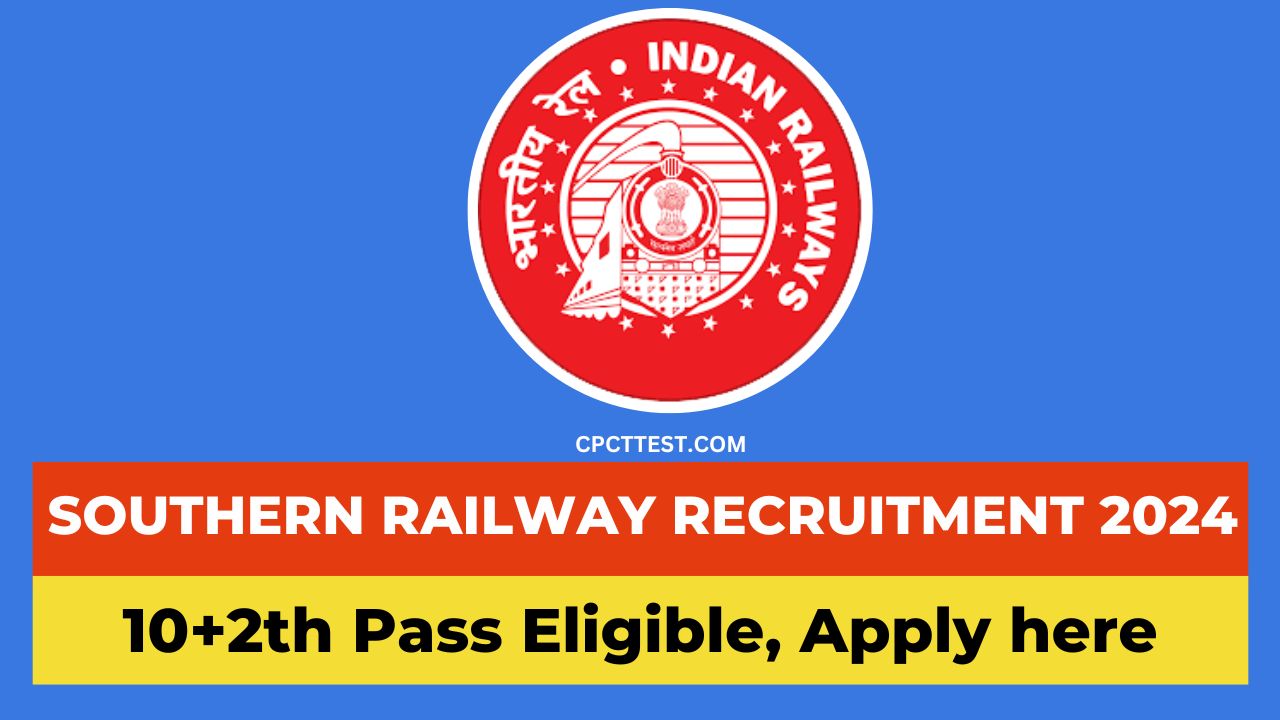 Southern Railway Recruitment 2024, RRC Apprentice Recruitment 2024