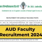 AUD Faculty Recruitment 2024