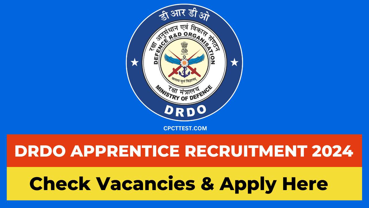 DRDO Apprentice Recruitment 2024 Notification